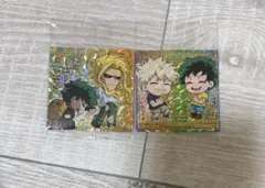 デク・爆豪・オールマイト ヒロアカウエハース　2枚セット