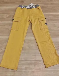 ミキハウス ダブルB パンツ 140cm イエロー