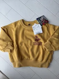 タグ付き markey's マーキーズ 裏毛プリントクルーネックスウェット80