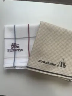Burberrys チェック柄ハンカチ 2枚セット