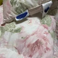 Gold Down 花柄羽毛布団　最高級　ダブル