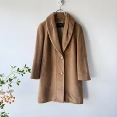 ヴェスティナ カシミアコート ショールカラー キャメル フォーマル 上品