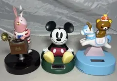 まとめ　ソーラーマスコット　３点　リラックマ　ウサビッチ　のほほん族 ミッキー