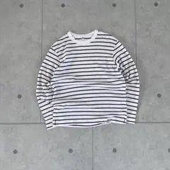 old uniqlo ボーダー　カットソー　ロンT y2k レイヤード