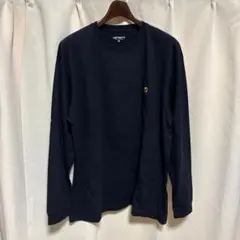 y062815 Carhartt Tシャツ XL ロンT ブラック 無地 シンプのサムネイル