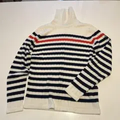 キャロウェイ　 ストライプ タートルネックニット