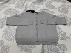 ZARA 新品　グレー 長袖 カーディガン　M〜L