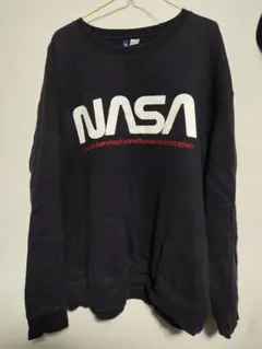 H&M NASAロゴ スウェット LLサイズ