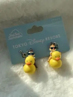 【新品・未使用】ディズニーリゾート チップとデール スイスイサマー　イヤリング