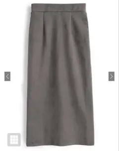 GRL バックスリットスエードタイトスカート[dk928] L