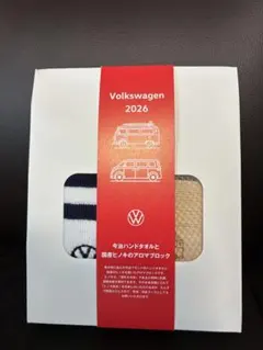 【新品未使用】Volkswagen 今治ハンドタオルと国産ヒノキのアロマブロックのサムネイル