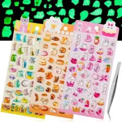 3dシール 立体シール 3枚セット