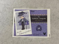 ツイステ オリジナルラベル缶 アズール ステッカー自販機 烏龍茶