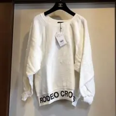 RODEO CROWNS ホワイト スウェット トップス