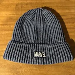 MARVELブルー グレー ニット帽のサムネイル