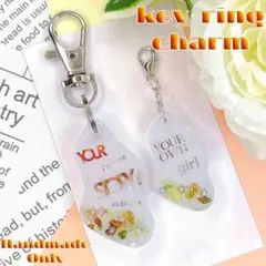 チャーム キーホルダー 2個セット ハンドメイド 【148】
