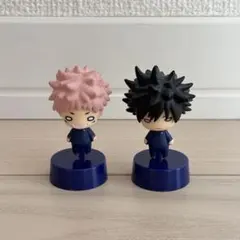 呪術廻戦 にとたん フィギュアマスコット 虎杖悠仁 伏黒恵 セット ガチャガチャ