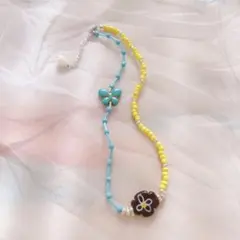 no.03／a'moureve ビーズネックレス