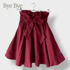 ＊Bye Bye＊ Fサイズ スカート フレアスカート リボンベルトのサムネイル