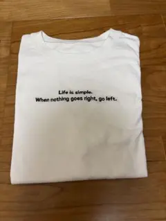 ロゴTシャツ ホワイト 半袖