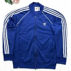 希少サイズ 3L 未使用級 アディダス トラックジャケット SST ネイビー 紺