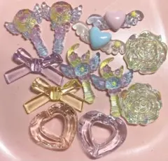 No.406 デコレーションパーツ　デコパーツ　まとめ売り