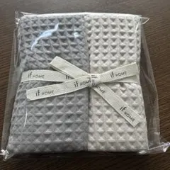 東京インテリア家具オリジナルブランド「if HOME」 フェイスタオル2枚セット