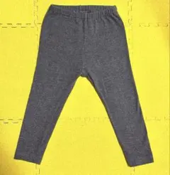 UNIQLO レギンス　グレー　10分丈　90 無地　通園