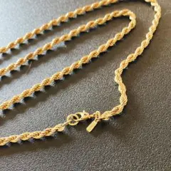 MONET (モネ) ロープチェーン ロング ネックレス　昭和レトロ