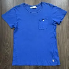 melple メイプル メロウピープル Tシャツ Lサイズ 青 綿100 日本製のサムネイル