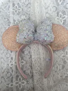 ディズニー　カチューシャ　ピンク　ディズニーシー20周年