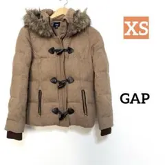 Gap フード付きブラウンダッフルコート