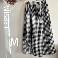 LEPSIM ギンガムチェック フレアスカート Mサイズ 裏地付き✨