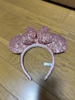 ミニーマウス耳カチューシャ ピンク