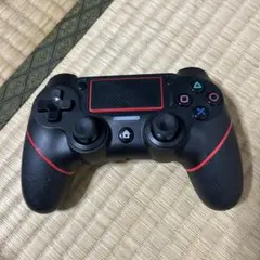 PS4 ワイヤレスコントローラー 黒赤