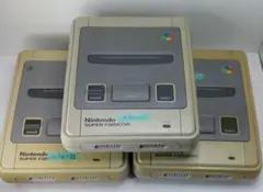SFC Super Famicom main unit set of 3 used Nintendo Junk