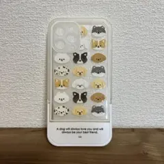 iPhone12ProMAX 犬スタンド付きiPhoneケース 犬 わんちゃん