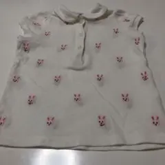 ミキハウス　プチうさこ　ポロシャツ　半袖　80