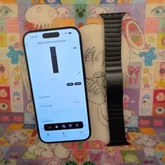 D*ン様 Apple Watch　純正 リンクブレスレット スペースブラック38