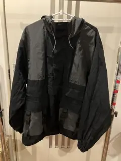 ZARA アノラックジャケット　ナイロン　リフレクター　ハーフジップ