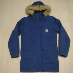 【希少カラー】カーハート　シベリアンパーカー　ネイビー　L相当　2way ファー 希少カラー】カーハート シベリアンパーカー ネイビー L相当 2way