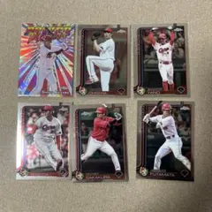 広島東洋カープ　６枚セット　toppsChrome2025NPB