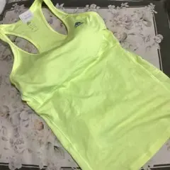 adidas 蛍光イエロー タンクトップ 水着　フリーサイズ