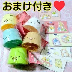 ５種　サントリー　すみっコぐらし　ペットボトルコップカップ　サンエックスとかげ