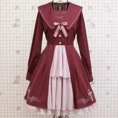 新品】Pretty Flower ケープワンピース(ネイビー) - メルカリ