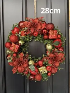 フラワーリース 秋麗8 可憐なクリスマス 玄関リース 大きめ 造花 フラワーリース 秋麗8 可憐なクリスマス 玄関リース 大きめ 造花