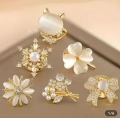 6個セット ピンバッジ