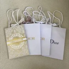 Dior ディオール 紙袋 全リボン付き 4枚セット ショッパー