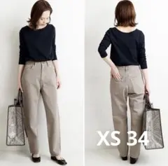 美品 イエナ IENA カラーチノハイライズパンツ　34 XSのサムネイル