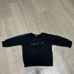 agnès b. 黒トレーナー 【80cm〜90cm】